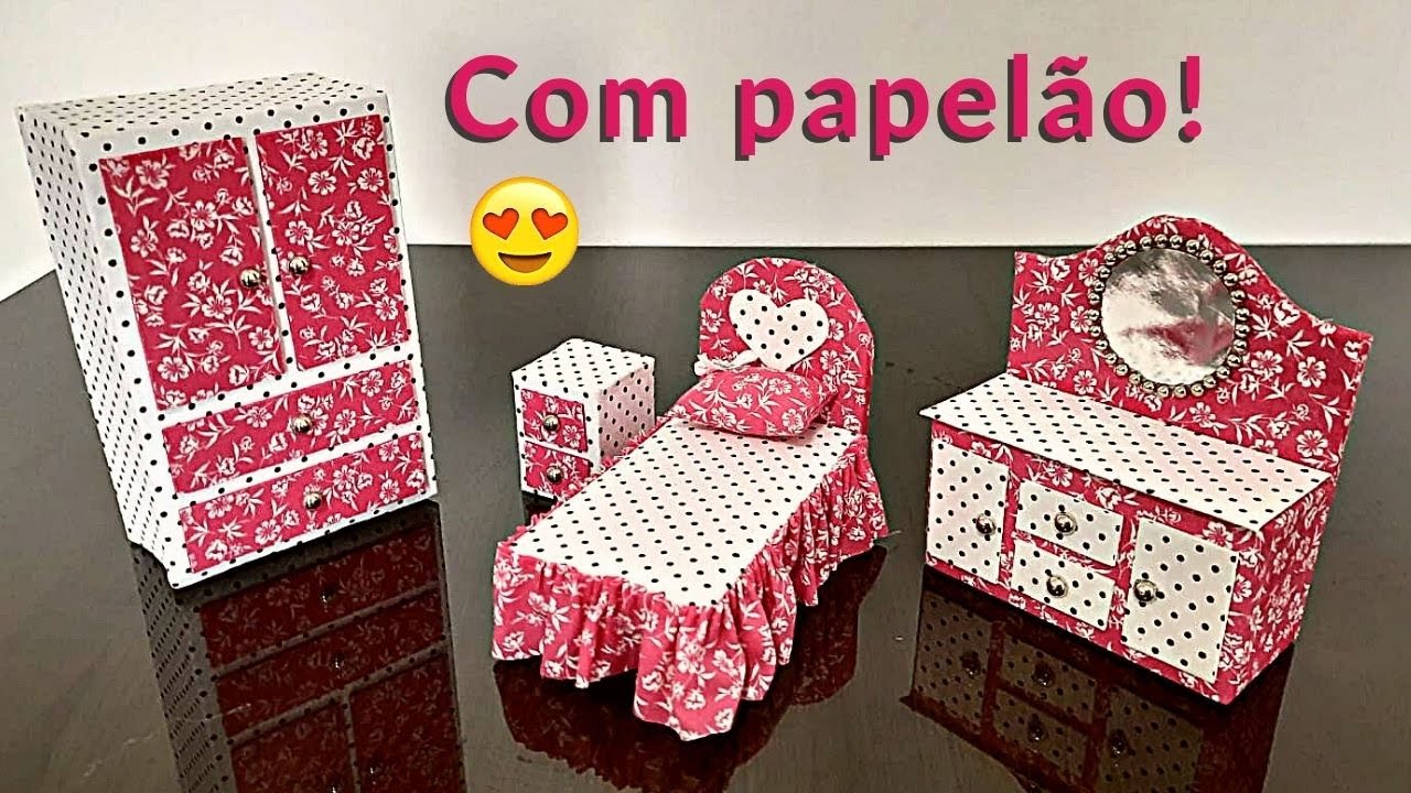 Como fazer quartinho para bonecas (parte 1- cama e mesinha) | Pricity