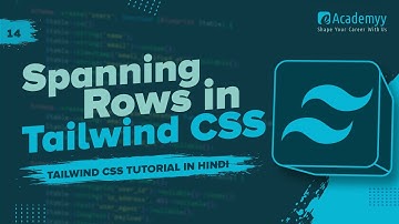 📐 Row Spanning in Tailwind CSS Grid | Master Vertical Layouts | Tailwind CSS Tutorial (2025)