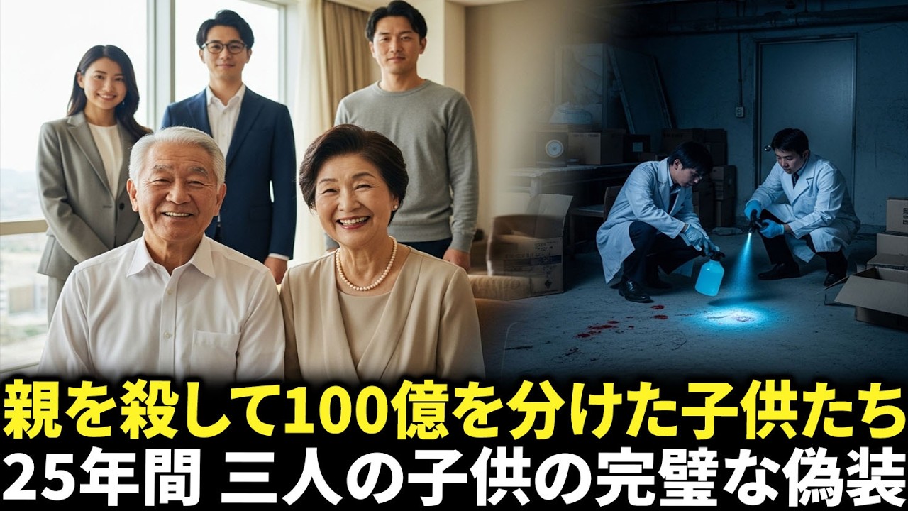 1993年 麻布の老夫婦失踪事件、100億の遺産を手にした三人の子供たち、25年後 銀行の貸金庫が明かした真実