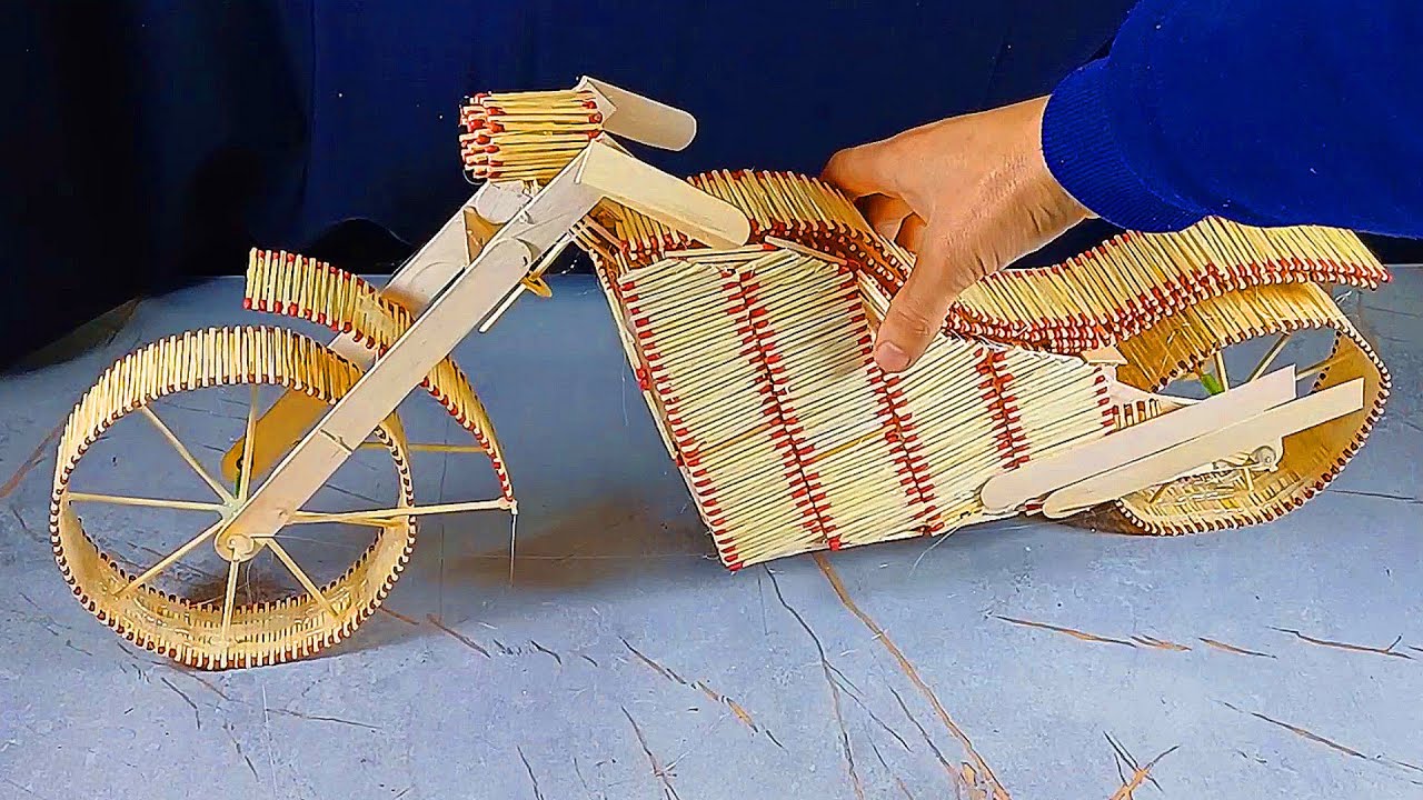 I Made a Matchstick Motorcycle – The Result Will Shock You! - YouTube
