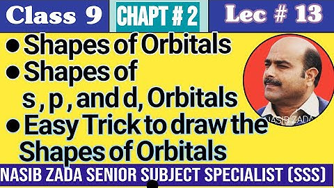Shapes of Orbitals || Shapes of  s , p , and  d, Orbitals || Pashto || @NASIBZADASSS