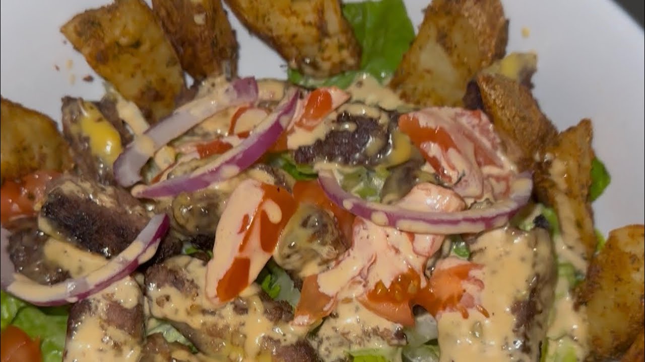 Whippin Up: BYO Burger Bowls 🤤 🍔 🥗 