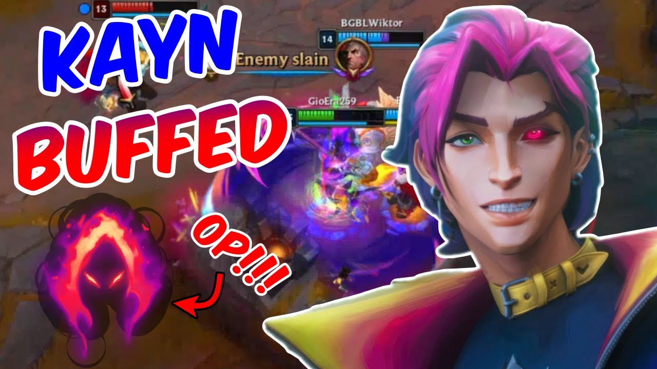 Kayn Is SUPER OP!!! Right Now In The New Patch In League Of Legends