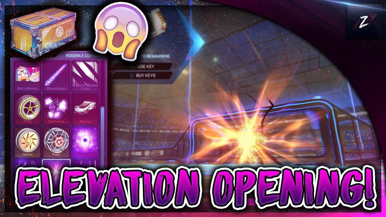 OPENING 5 NEW ELEVATION CRATES! (ROCKET LEAGUE NEW UPDATE!)