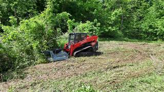 Customer In Action - CF772 Rotary Brush Cutter for Skidsteer