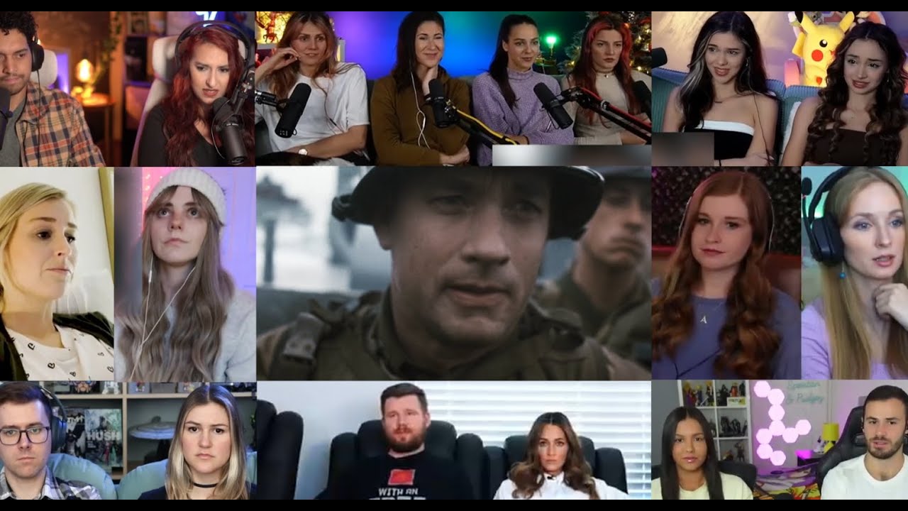 Saving Private Ryan Omaha Beach Scene Mashup Reaction