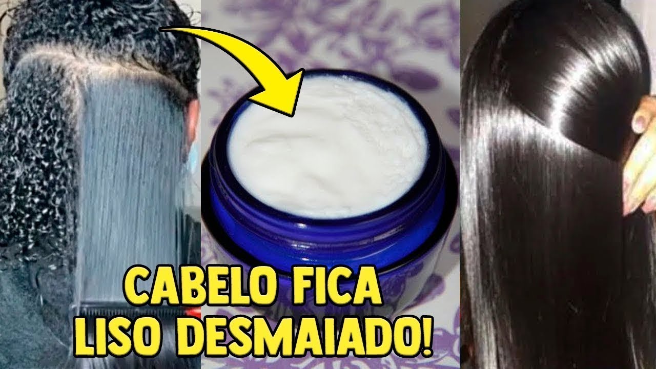 ALISA DA RAIZ ÀS PONTAS! NUNCA VI IGUAL – CABELO LISO!