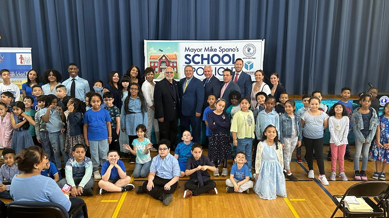 Mayor Mike Spano SPOTLIGHT on Westchester Hills School 29 - YouTube