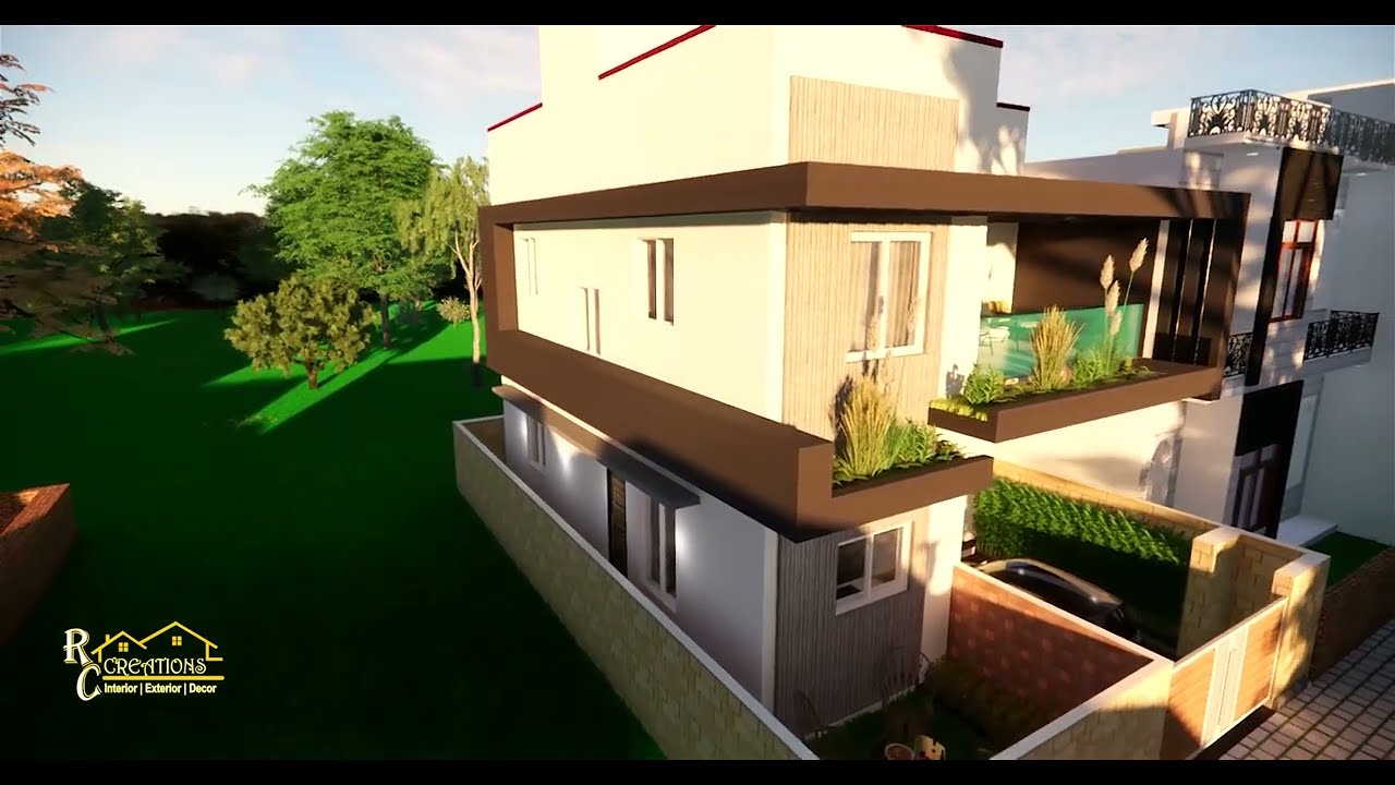 25x40 | RCR Creations | modern house design | front elevation | hourse tour | 3bhk | farm house