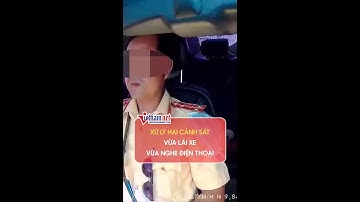 Kiểm điểm 2 CSGT văng tục khi lái xe