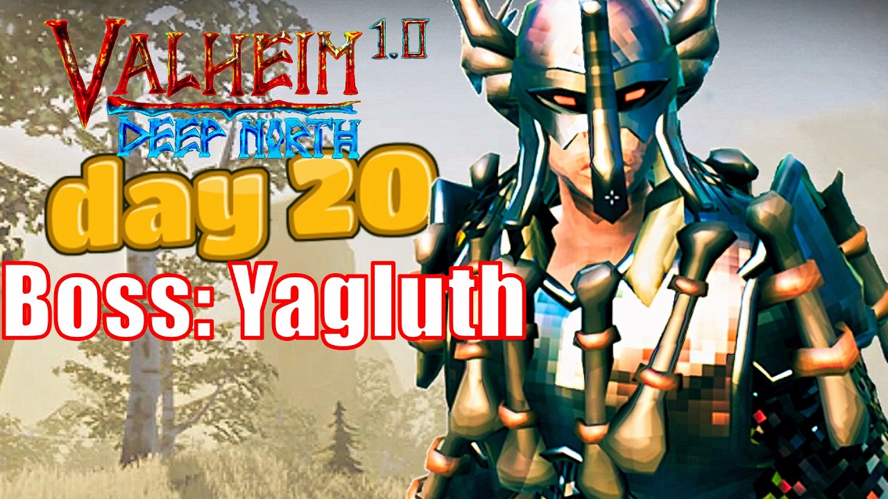 🔴LIVE: Boss: Yagluth! Figuring Chicken Farm OUT! | Valheim 1.0 Deep North - Day 20~