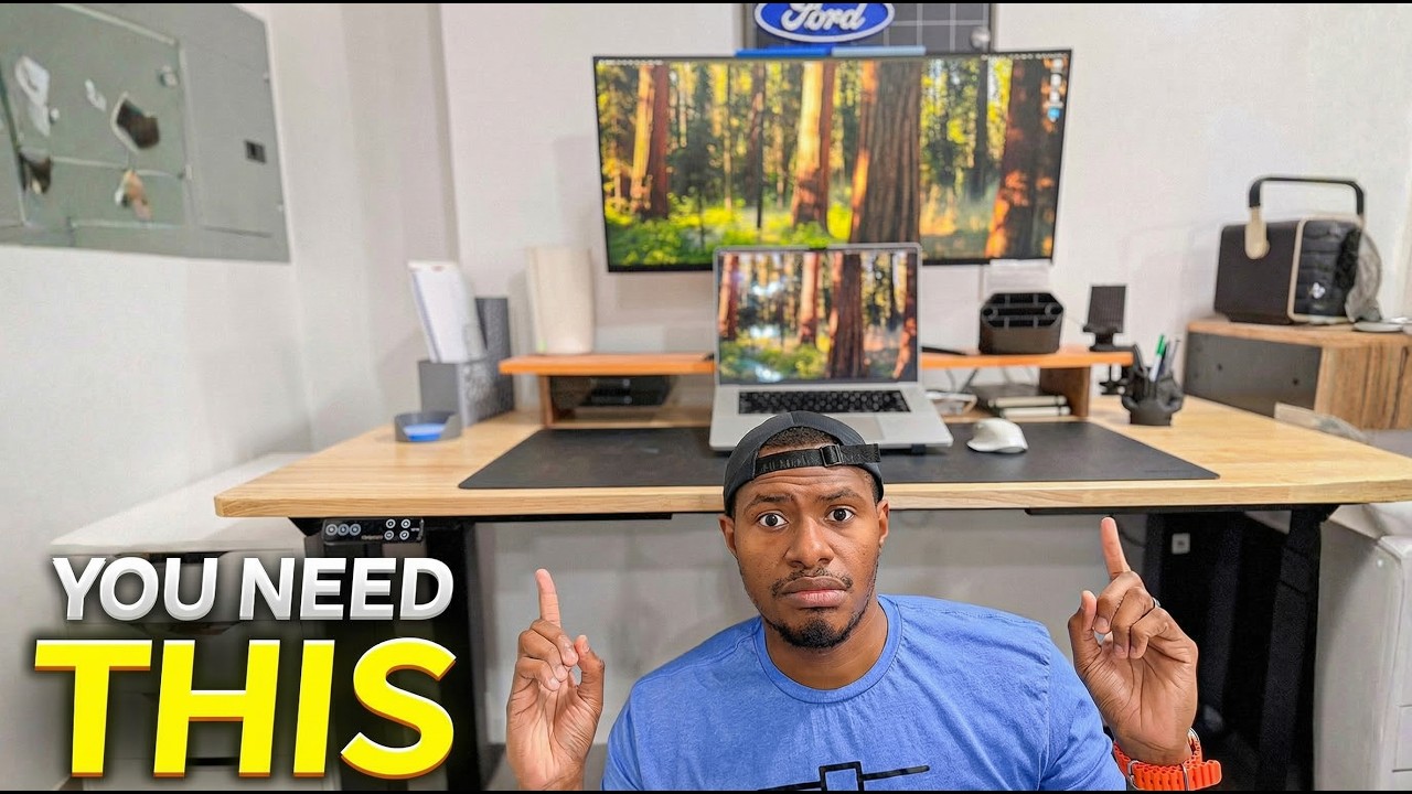 I 3D Printed 74% Of My Desk Setup (and it fixed everything) - YouTube