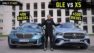 Mercedes GLE 450D vs BMW X5 40d - Comparsion and Driving Review of both Diesel versions !
