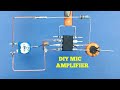 DIY MIC AMPLIFIER WITH IC LM386 #DIYAudio #LM386Amplifier #MicrophoneAmplifier