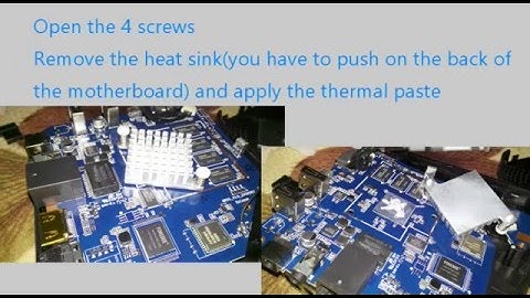 Overclock CPU on mx3 Android Google TV and replace thermal paste