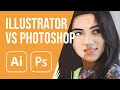 Le differenze fra Illustrator e Photoshop (video per principianti)