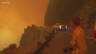 Caldor Fire: Multiple spot fires erupt near downward side of HWY 50 | California Wildfire