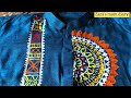 Mandala paint on punjabi||Acrylic febric on punjabi||Handpaint punjabi||Zara&#39;s mom diary…