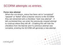 Dan Marsden - Tips and tricks for using SCORM in Moodle - iMoot 2013