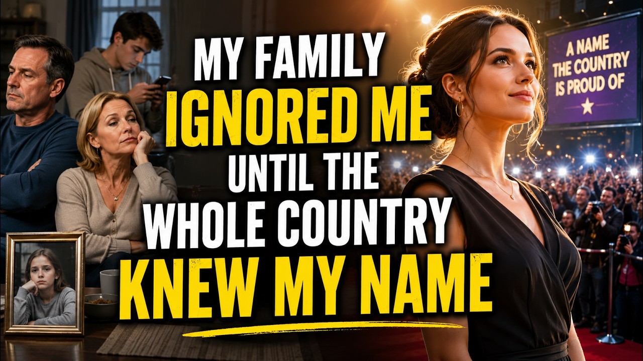 My Family Ignored Me Until the Whole Country Knew My Name. - YouTube