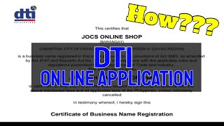 dti online application How to register your business online using your mobile phone bisaya tutorial screenshot 5