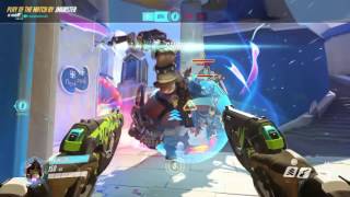 tracer's ass gets play of the game