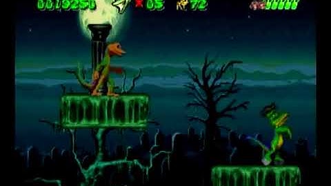 Gex Saturn Intro + Gameplay [No Commentary]