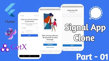 Signal App Clone | Flutter  | GetX | Speedcode | Part 1
