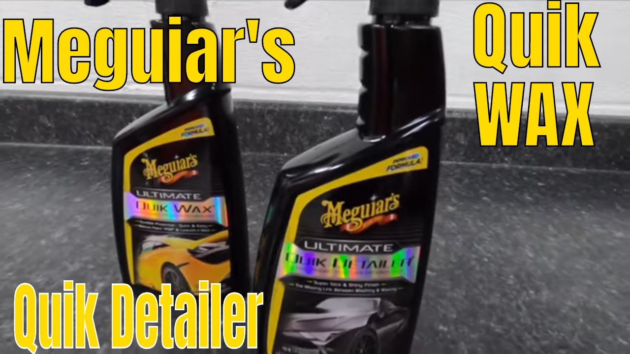 How to Use Meguiar's Ultimate Quik Detailer to Maintain Your Car's