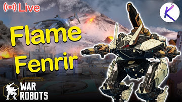 Flame Fenrir Amber Igniter war robots gameplay live stream WR robot