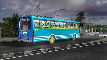 Kerala Private Bus Mod In Bus Simulator Indonesia - Bussid Bus Mod - Bussid Car Mod - Bussid