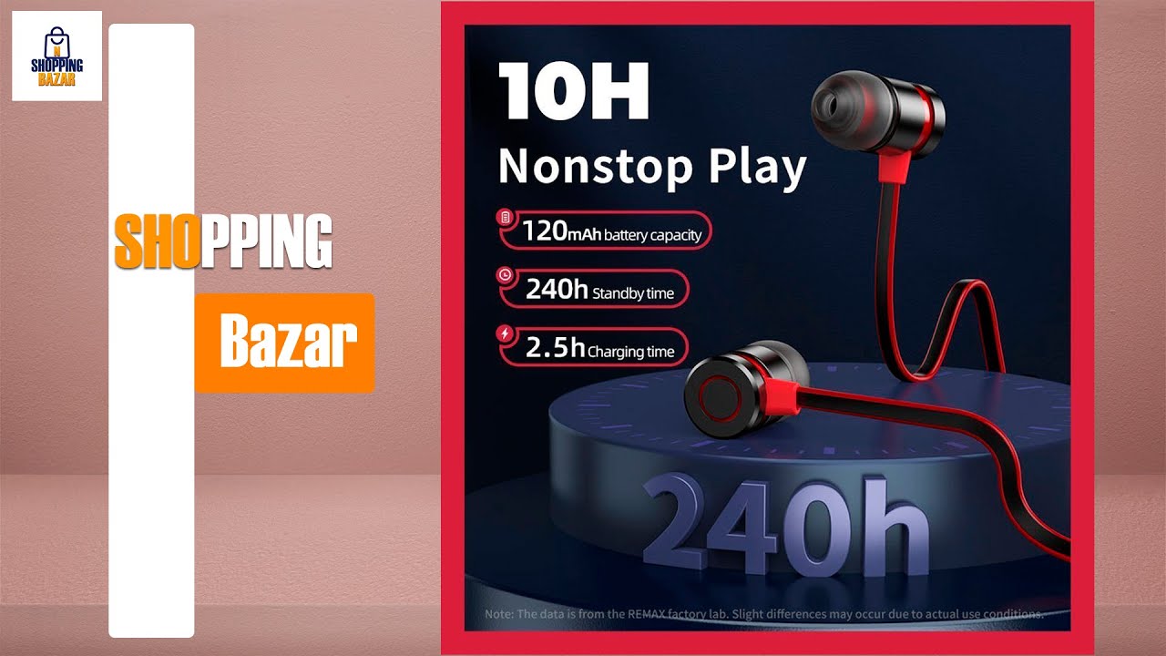 Remax RX-S100 Neck Band Sport Wireless Earphone Review: Unboxing ...