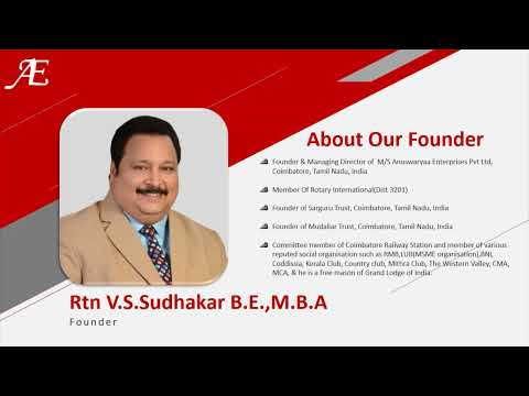 Anuswaryaa Enterprises Pvt Ltd,Cbe - video from Anuswaryaa Enterprises