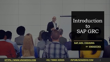 SAP GRC Training | Introduction to SAP GRC | SAP GRC S4 HANA Training