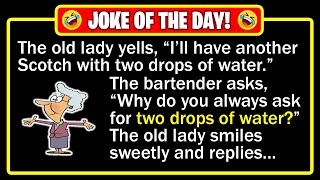 🤣 BEST JOKE OF THE DAY! - 80th birthday cruise: Scotch, water - and a twist!... | Funny Dad Jokes