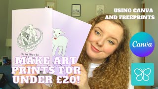 How I started my art print business for under £20! FREE PRINTS APP REVIEW screenshot 4