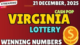Virginia Cash Pop Lottery Results For - 21 Dec, 2025 - Coffee Break, Lunch Break - Cash 5- Powerball