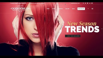Web Design_Coiffeur - Hair Salon WordPress Theme ll Envato Market
