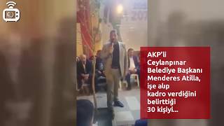AKP'li Belediye Başkanı Menderes Atilla'dan işçiye tehdit: Başka partiye gideni kapıya koyarım