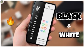 Black & White Nova launcher Setup | Android Setup #16 | screenshot 5
