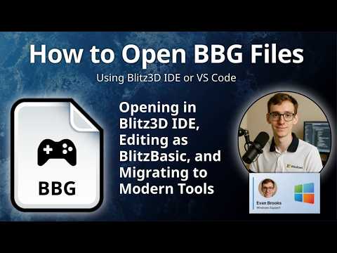 How to Open BBG Files (Blitz3D Basic Game)