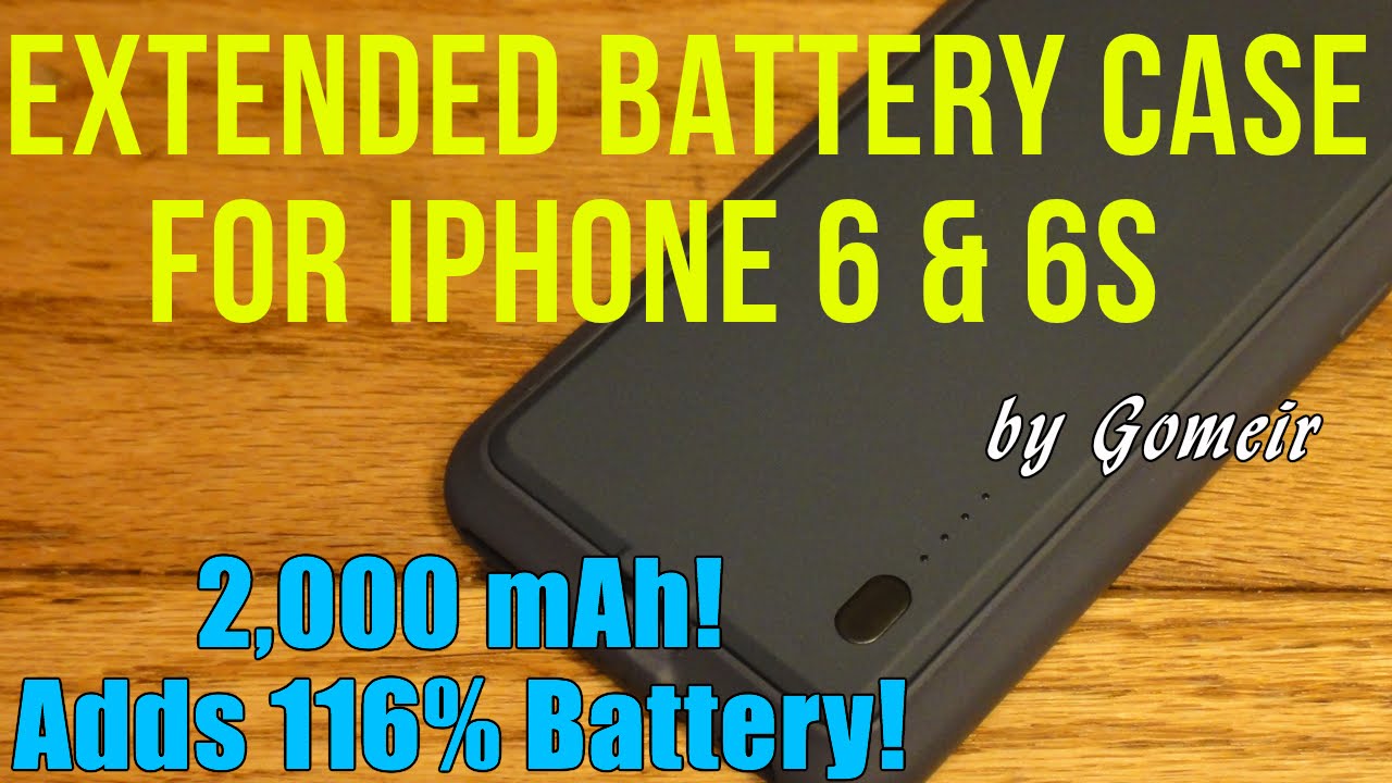 Extended Battery Case for iPhone 6/6s by Gomeir - Phone Case Series Ep. 28