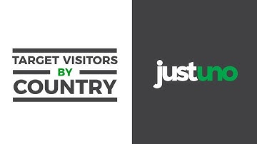 Targeting Visitors by Country Location with Justuno