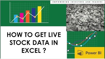 How to get Live Stock Data in Excel ?