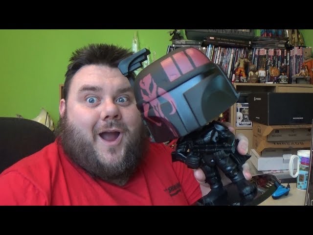 Funko POP! Star Wars Boba Fett Exclusive 10-Inch Vinyl Bobble Head #297 Toy  Unboxing Review - YouTube