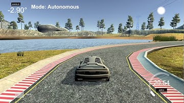 Self-driving car - Udacity - PID control: PD only