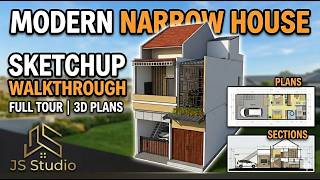 Urban Living Inspiration: Exploring Interior, Sections & 3D Plans in SketchUp