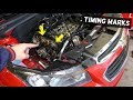 TIMING MARKS CHEVROLET CRUZE SONIC. TIMING BELT REPLACEMENT MARKS CHEVY 1.8