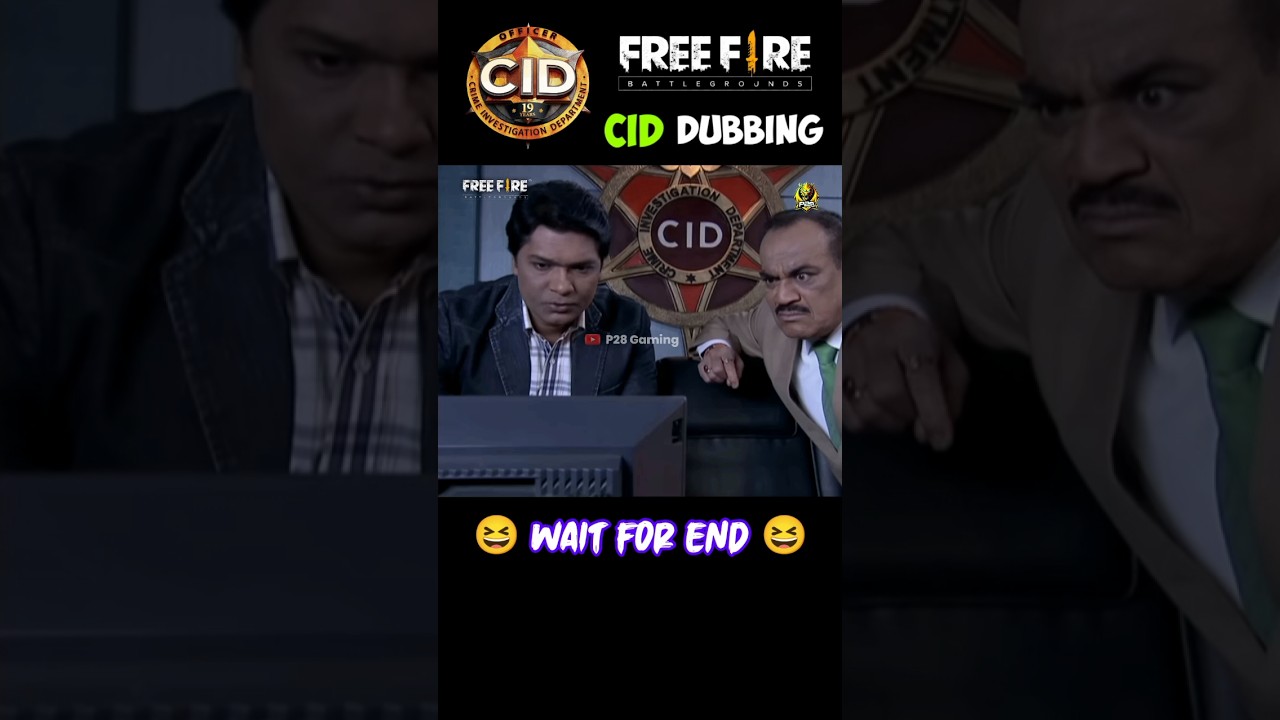 CID 😂 Free Fire New Event | Cid Funny Dubbing 🤣 