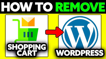 How To Remove Shopping Cart From WordPress (2025) - Step by Step